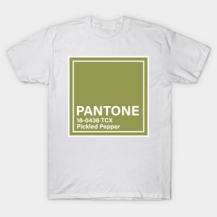 Pantone 16-0436 TCX Pickled Pepper,green T-Shirt